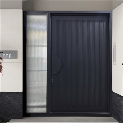 Arch Top Main Entrance Wrought Iron Doors
